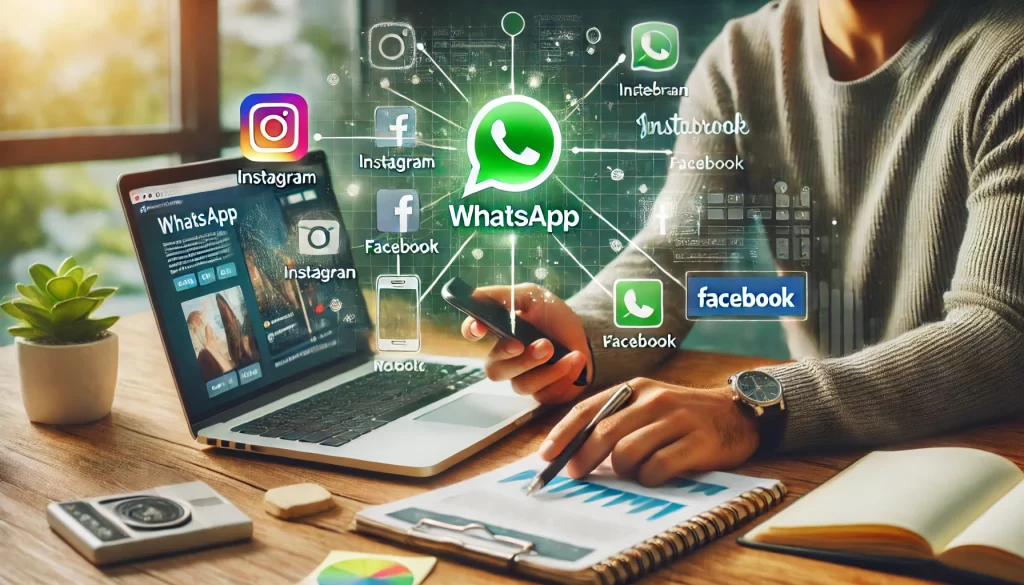 integrar WhatsApp con Instagram, Facebook y tu sitio web
