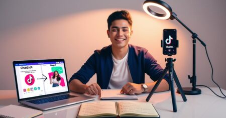 TikToks con IA: cómo generar ideas y grabar más rápido