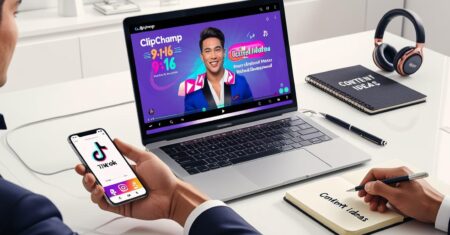 Cómo usar Clipchamp para crear reels, shorts y TikToks