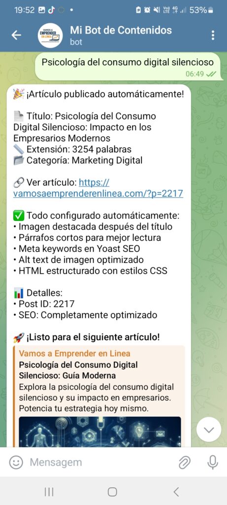 Bot en Telegram que escribe y publica por ti 13