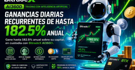 Ganancias Diarias Recurrentes de Hasta 182.5% anual