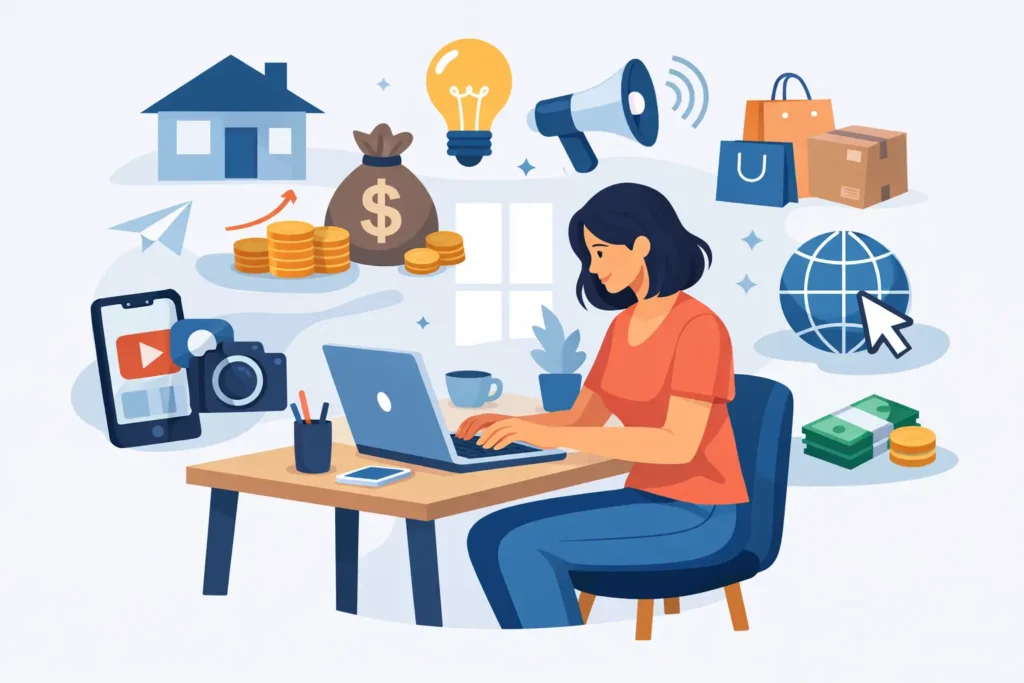 12 ideas para ganar dinero desde casa