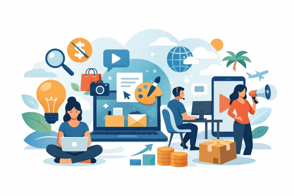 7 negocios online sin invertir dinero