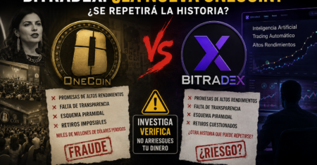 Bitradex la nueva OneCoin: ¿fraude a la vista?