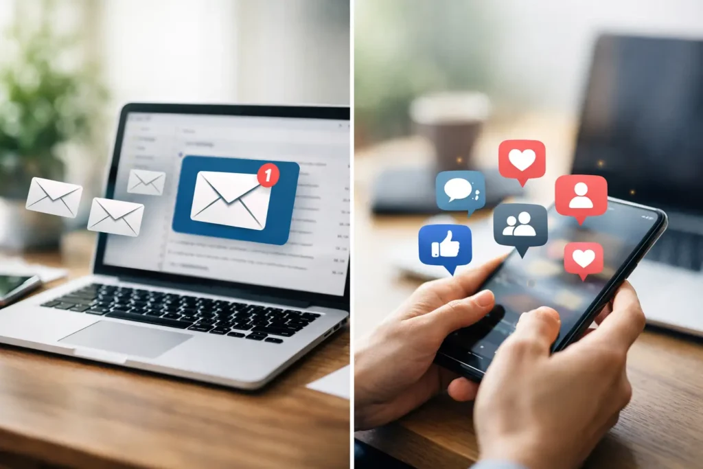 Email marketing vs redes: cuál vende más
