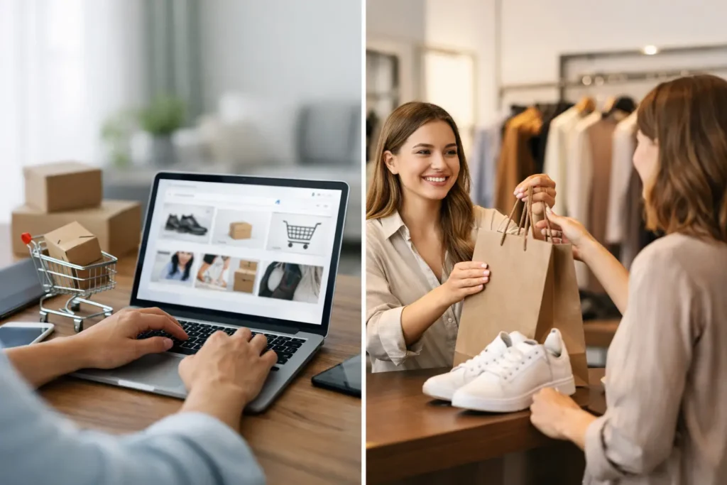Negocio online vs tienda física ¿cuál conviene?