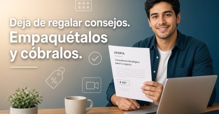 Cómo monetizar tu experiencia profesional vendiendo consultoría online desde cero