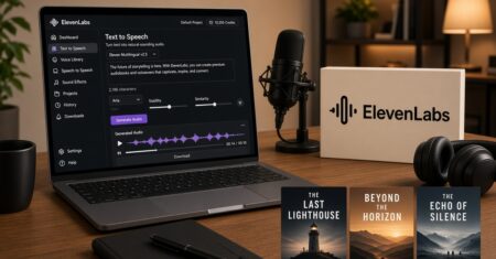 Crea audiolibros premium con ElevenLabs